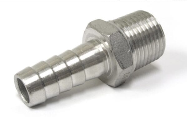 1/2” NPT threaded nipple to...