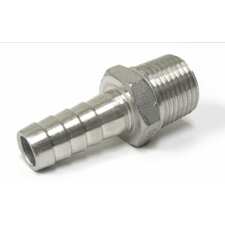 1/2” NPT threaded nipple to 1/2” barb