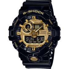 G-Shock Men's Analog-Digital Black Resin Strap Watch 54mm GA710GB-1A