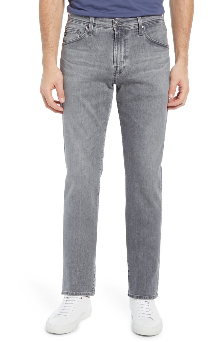 Everett Men's Slim Straight Stretch Jeans, Main, color, AVAIL