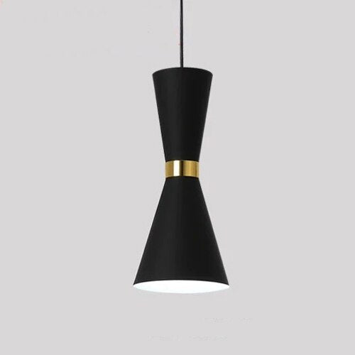 Modern Macaron Hanging Lights Home Improvement Iron and Wood Decoration Pendant Lamp