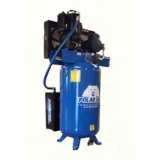 5HP 2 Stage Single Phase 80 Gallon Vertical Silent Air System