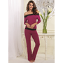 Raspberry Rewards Sexy Pajama Top & Pant Set