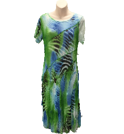 Green and Blue Dress Clothi...