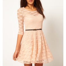 White Rice Sexy Lace Dress