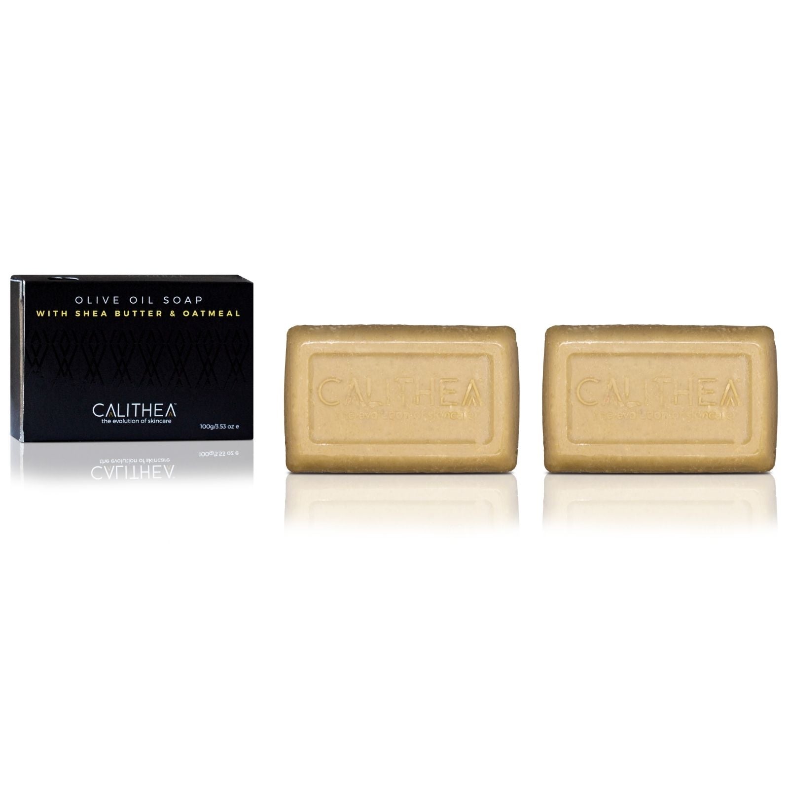 Olive Oil Soap with Shea Butter &amp; Oatmeal | 2-Pack
