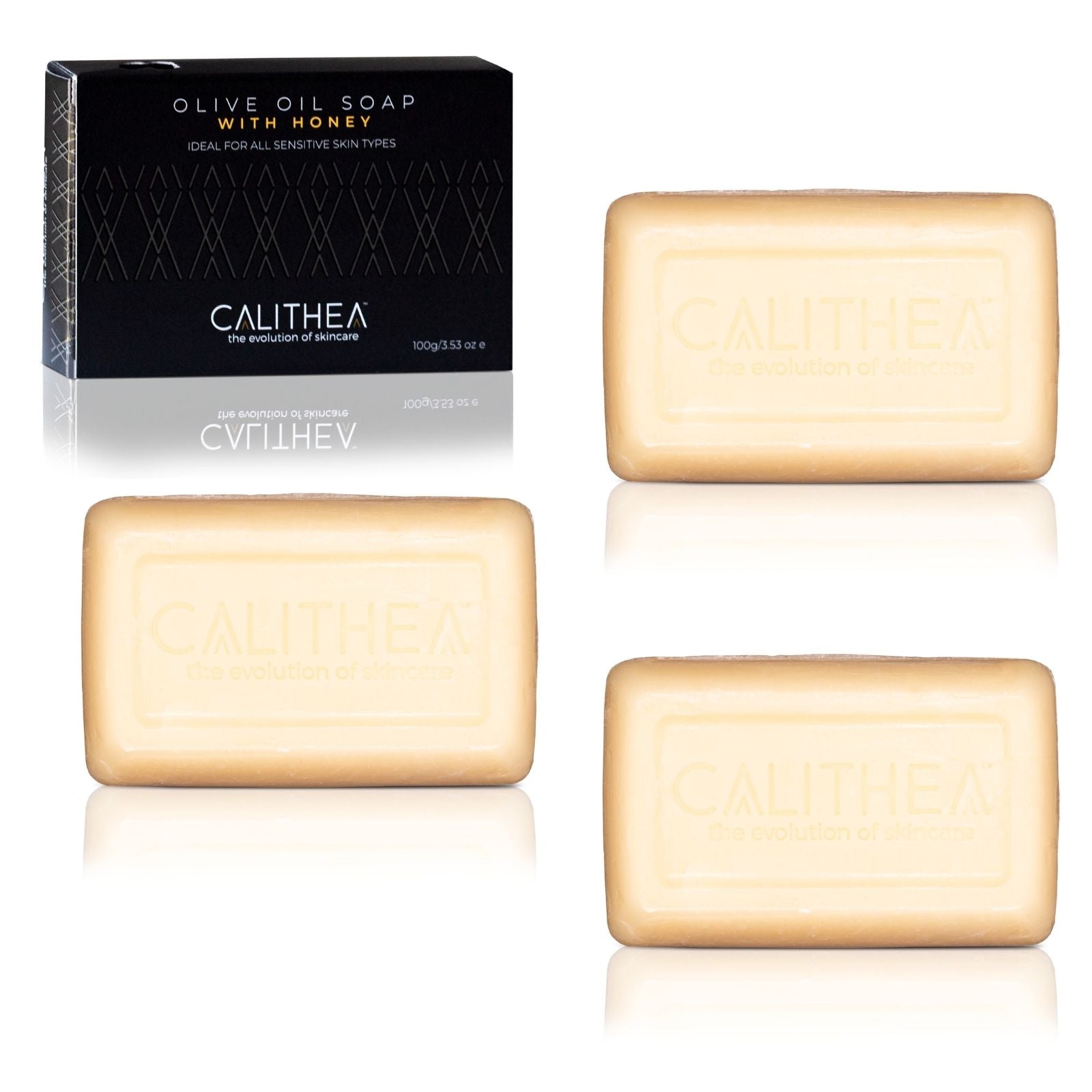 Olive Oil Soap with Honey | 3-Pack