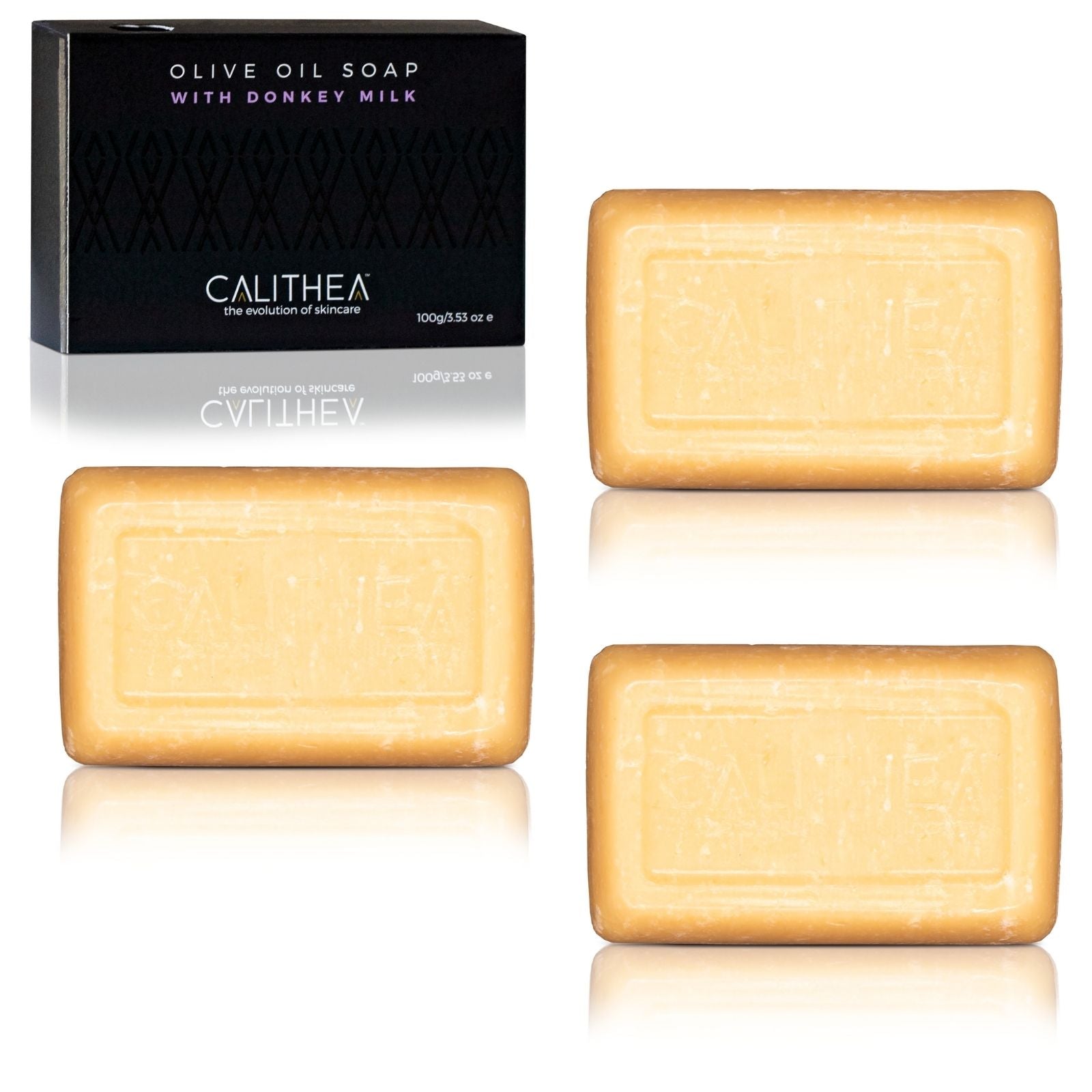 Olive Oil Soap with Donkey Milk | 3-Pack
