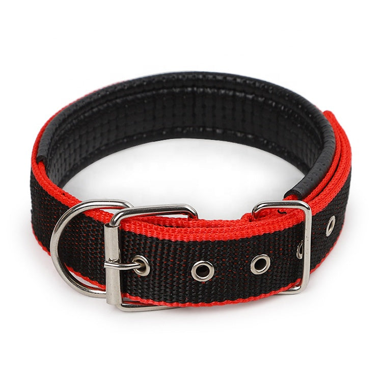 Dog Collar - Red/Black