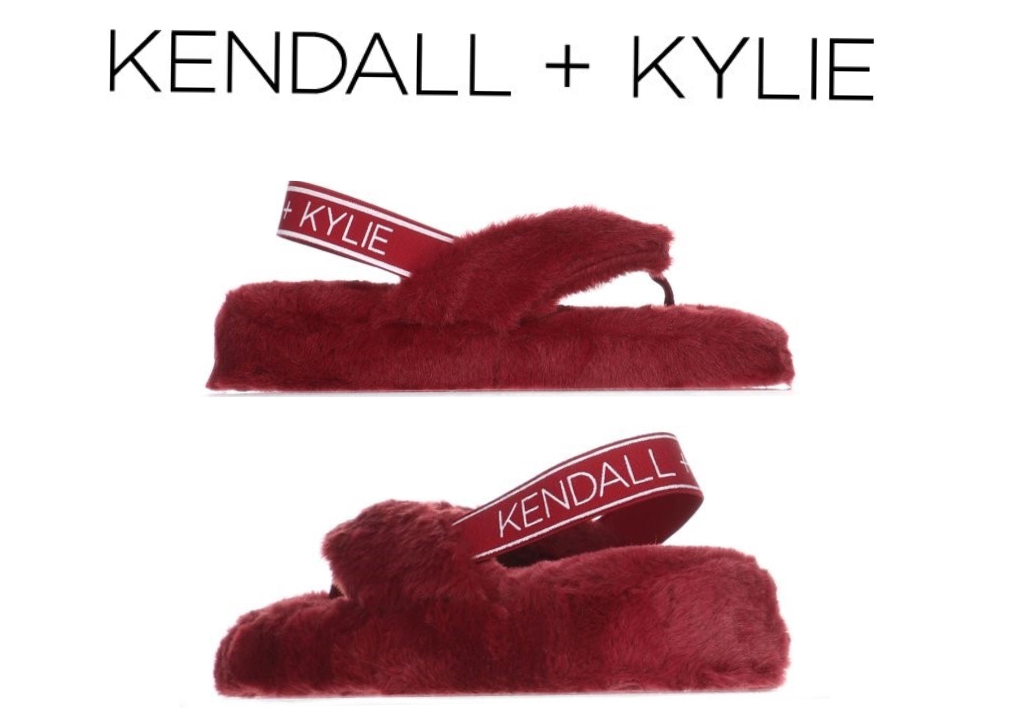 Kendall + Kylie Faux Fur Sl...