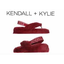 Kendall + Kylie Faux Fur Slippers Multiple Sizes!
