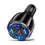 PBG 5 Port USB Fast Car Charger with LED Display Charge 5 Devices at once