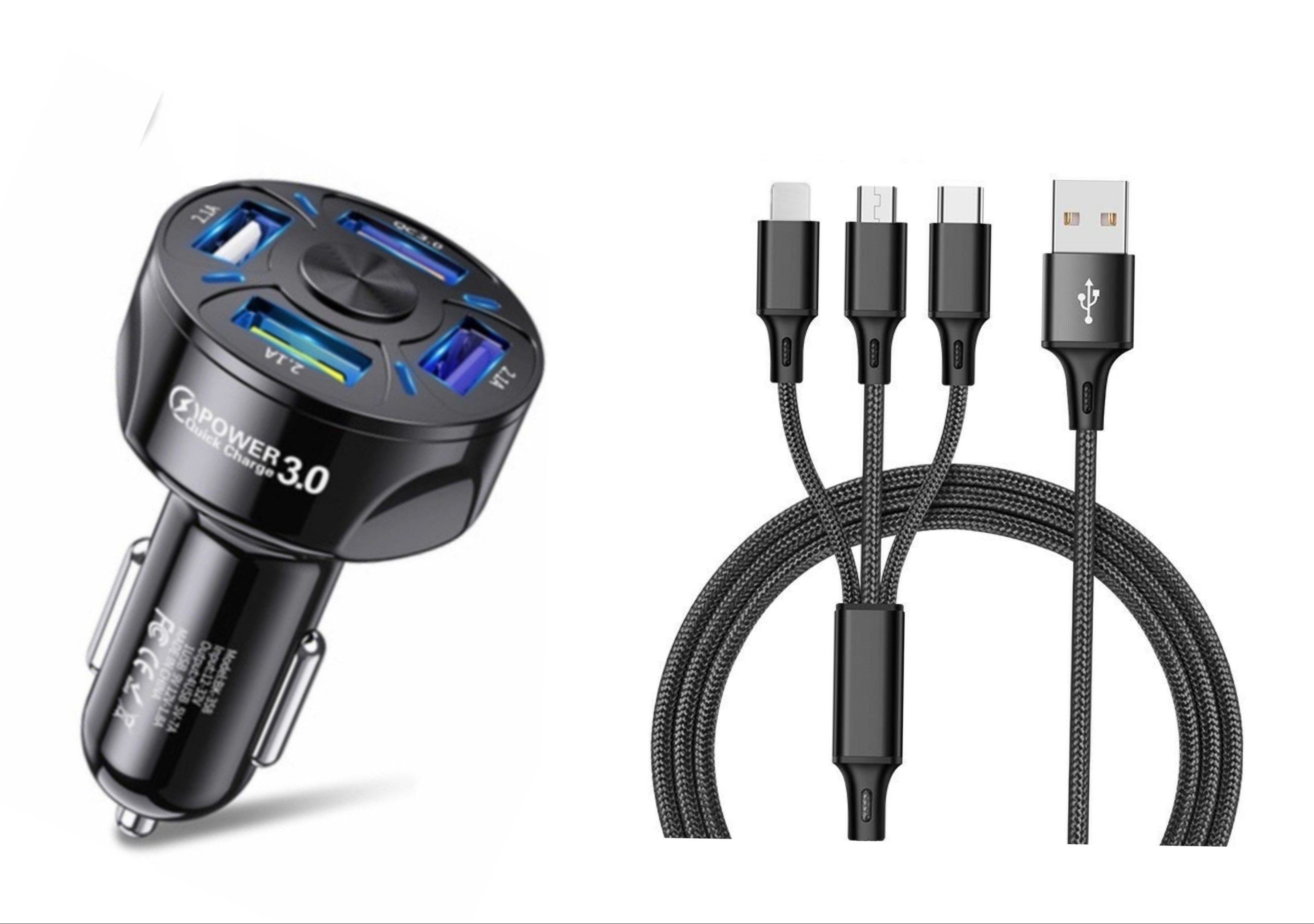 5 Port LED Fast Car Charger...