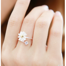 Cute Daisy Flower Stretch Ring 