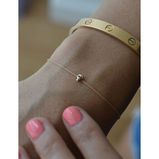 Iwona Ludyga Gold Skull Bracelet