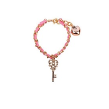 Key to my Heart Pink Love Bracelet