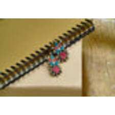 925 Silver Earrings with Multicolor Gemstones - Neeta Boochra Jewellery