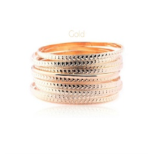'Heart beats For You' Multi-layered Bangle Set