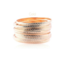 'Heart beats For You' Multi-layered Bangle Set
