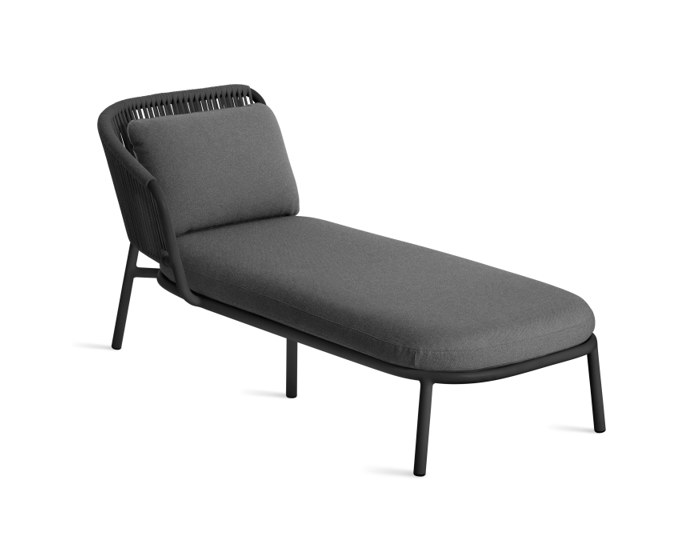 Mate Outdoor Sun Lounger - Toohey Charcoal