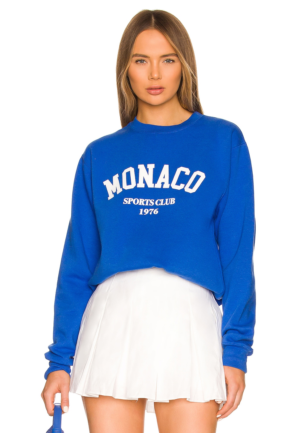  Monaco Crewneck Sweatshirt in Blue 