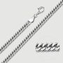 Sterling Silver 5.7mm Diamond Cut Double Curb Chain Necklace