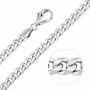 Sterling Silver 5.4mm Diamond Cut Curb Chain Necklace
