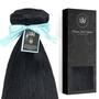 ZALA - 12-/14-INCH JET BLACK CLIP-IN HAIR EXTENSIONS — 100% REMY HAIR EXTENSIONS