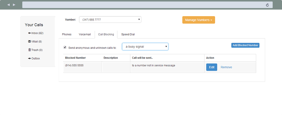 Available Local Phone Numbers