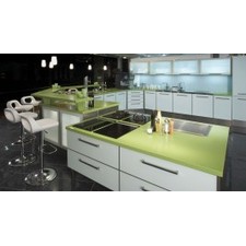 Silestone Verde Fun Quartz Worktop | MKW Surfaces