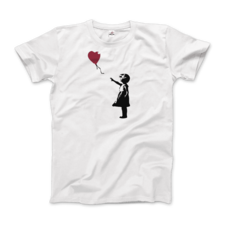 Banksy The Girl with a Red Balloon Artwork T-Shirt