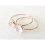 Rose Quartz Ring, Rose Gold Ring, Pink Rose Cut Gold Ring, Quartz Ring, Soft Rose Gold Ring, Unique Quartz Pink Ring, Made To Order