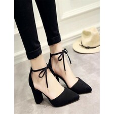 Girl Black Heel 