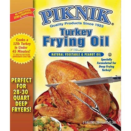 PIKNIK, OIL FRYING TURKEY, 3 GA, (Pack of 1)
