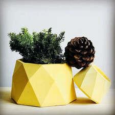 Silicone Concrete Molds Plaster Gypsum Molds for Concrete Planter Cement Flower Pot Molds Candle Holder