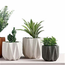 Desktop Decorating Vase Making Silicone Pot Mold Cement Planter Mould Big Garden Pot Molds for Concrete