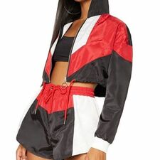 Multicolour Satin Bomber Jacket Supplier