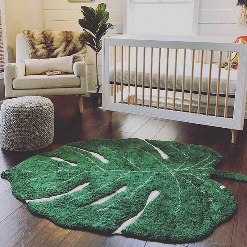 New Design Green Leaf Rugs ...