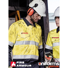 Syzmik Fire Armour Hoop Taped Spliced Shirt