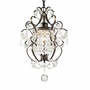 Crystal Chandelier Hanging Lamp Ceiling Chandeliers Lights Fixture for Dining Kitchen Study Bedroom