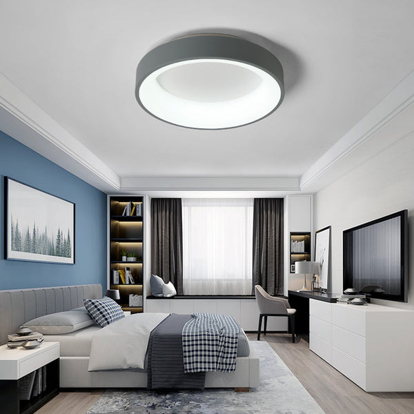 Modern Led Grey/White Finished Chandelier for living room bedroom Study Room Stylish 110V 220V