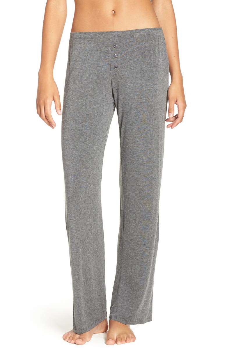 Jersey Pajama Pants, Main, color, SMOKE