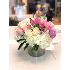 Whites in a Silver Vase