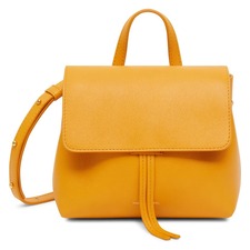 MANSUR GAVRIEL Mini Soft Lady Leather Bag, Main, color, MANGO