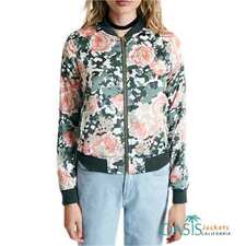 Peppy Floral Women Bomber Jacket