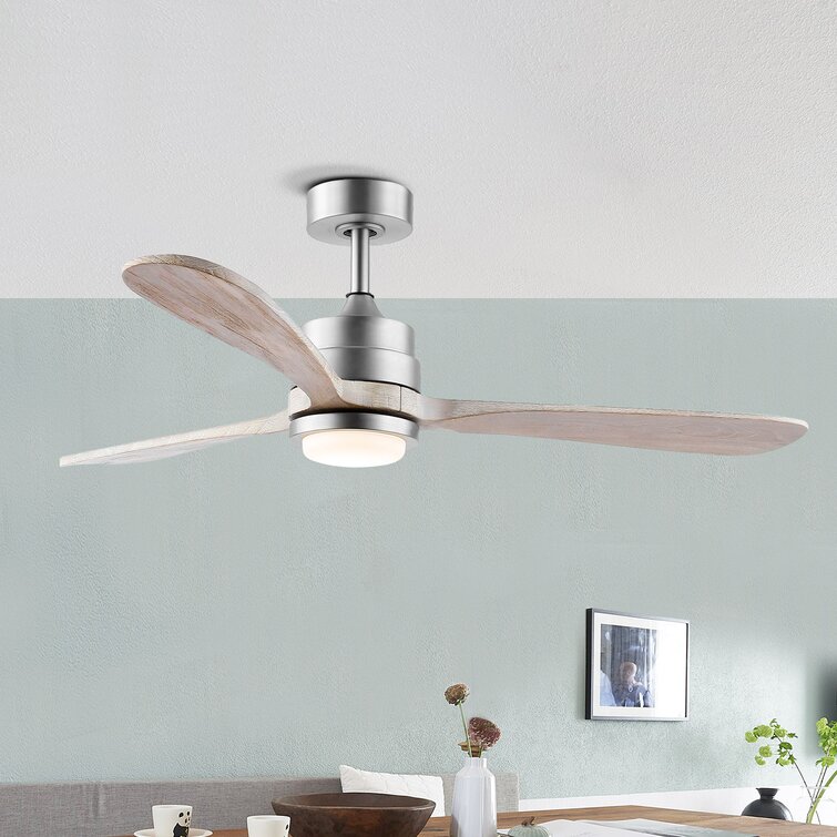 52'' Gatto 3 - Blade LED Propeller Ceiling Fan with Remote Control and Light Kit Included