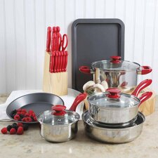 22 Piece Stainless Steel Non Stick Cookware Set