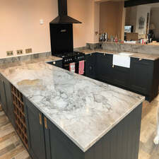 London Smoke Quartzite Kitchentop, Worktop