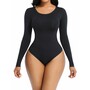 New Arrivals Autumn Long Sleeve Seamless Shapewear Bodysuit Tops