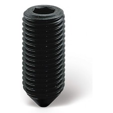 Vis sans tête à six pans creux à bout pointeau 45H brut